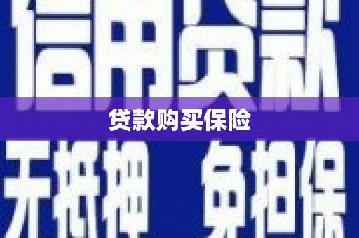 彭州贷款购买保险
