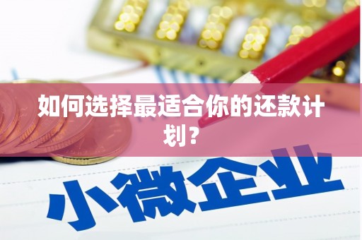 彭州如何选择最适合你的还款计划？