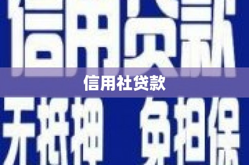 彭州信用社贷款